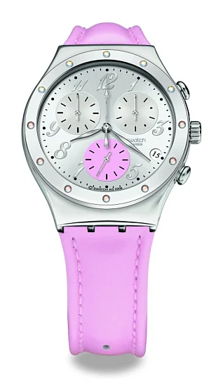 Swatch Irony Chrono Time In Rose YCS513
