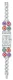 Swatch Square Flash Berries SUBK143G