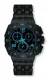 Swatch Chrono Plastic Black Dunes Blue SUIB409