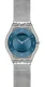 Swatch Skin Metal Knit Blue SFM120M