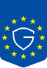 Etykieta GARAN - góra niebieski znak