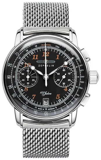 Zeppelin 100 Years Zeppelin Quartz Chrono Mesh ZE-7674M-2
