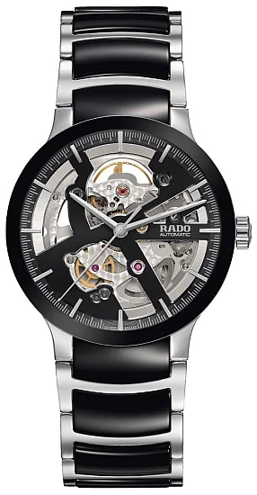 Rado Centrix Gent Automatic Skeleton L Black Ceramic R30178152