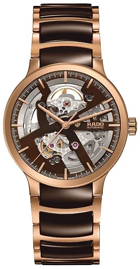 Rado Centrix Gent Automatic Skeleton L PVD Brown R30181312
