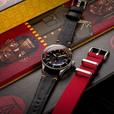AVI-8 Flyboy Tuskegee Airmen Meca-Quartz Limited Edition Lucata Set AV-4103-01