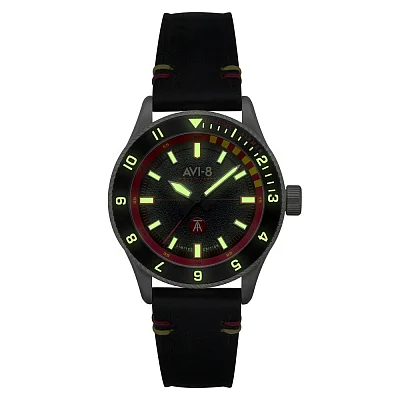 AVI-8 Flyboy Tuskegee Airmen Meca-Quartz Limited Edition Lucata Set AV-4103-01
