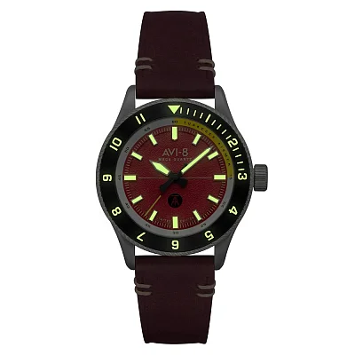 AVI-8 Flyboy Tuskegee Airmen Meca-Quartz Limited Edition Ramitelli Set AV-4103-04