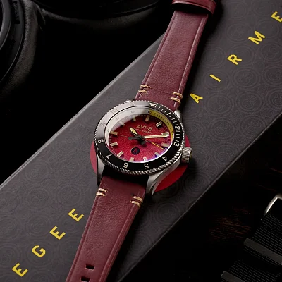 AVI-8 Flyboy Tuskegee Airmen Meca-Quartz Limited Edition Ramitelli Set AV-4103-04