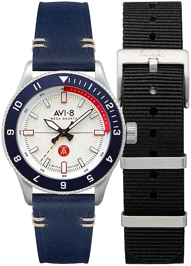 AVI-8 Flyboy Tuskegee Airmen Meca-Quartz Limited Edition Torretto Set AV-4103-03