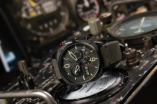 AVI-8 Hawker Hunter Chrono Retrograde AV-4052-08