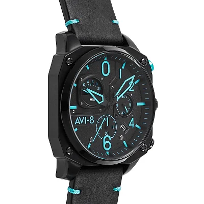 AVI-8 Hawker Hunter Retrograde Chronograph Blue Diamond AV-4052-05