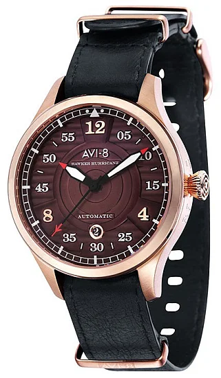 AVI-8 Hawker Hurricane Automatic Limited Edition SET Leather/NATO AV-4046-02