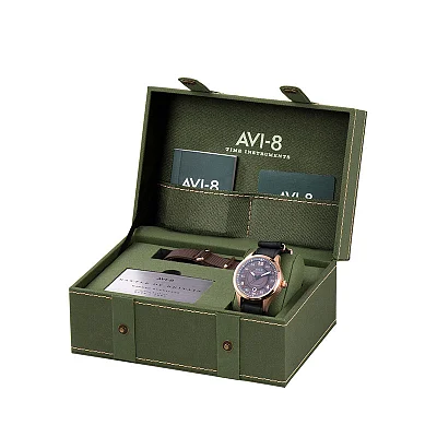 AVI-8 Hawker Hurricane Automatic Limited Edition SET Leather/NATO AV-4046-02