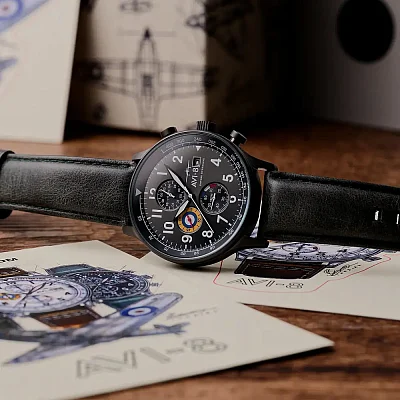 AVI-8 Hawker Hurricane Classic Chronograph Military Green AV-4011-0D