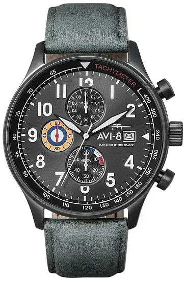 AVI-8 Hawker Hurricane Classic Chronograph Military Green AV-4011-0D