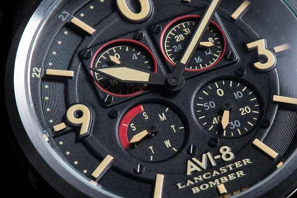 AVI-8 Lancaster Bomber Day-Date GMT AV-4050-02