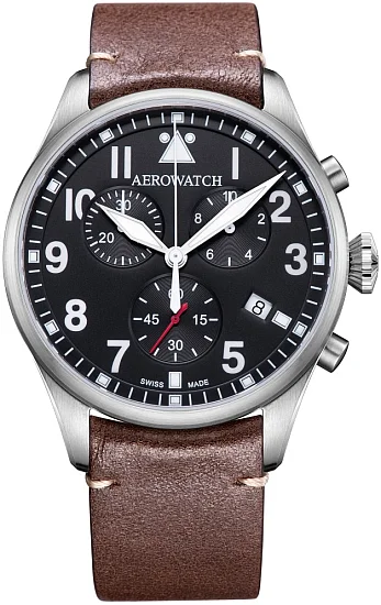 Aerowatch Les Grandes Classiques Quartz Chronograph Pilot A 79990 AA03
