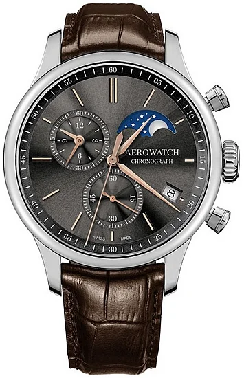 Aerowatch Renaissance Quartz Chronograph Moonphase A 78986 AA02