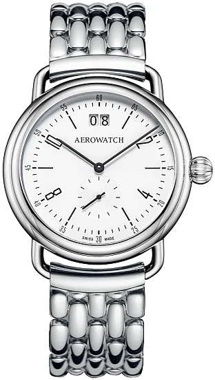 Aerowatch 1942 Big-Date Quartz A 41900 AA04 M
