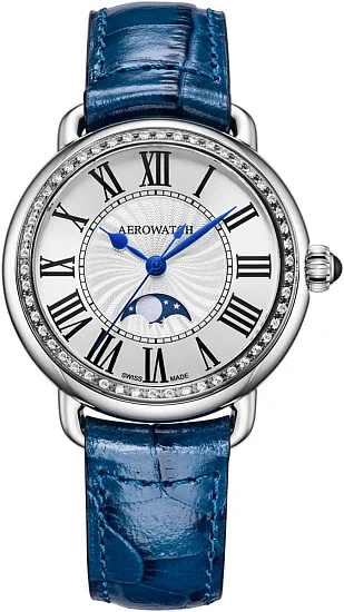 Aerowatch 1942 Elegance Moonphase Diamonds A 43960 AA03 DIA