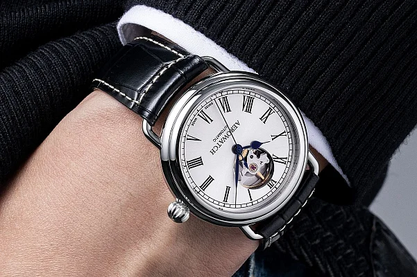 Aerowatch 1942 Gent Automatic Open-Heart A 68900 AA03
