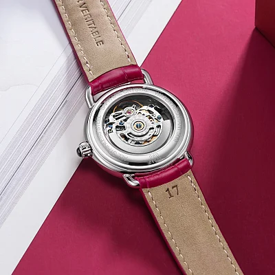 Aerowatch 1942 Mid-Size Lady Skeleton Automatic Diamonds A 60960 AA21