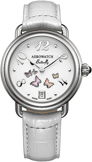 Aerowatch 1942 Mid-Size Lady Butterfly Quartz A 44960 AA01