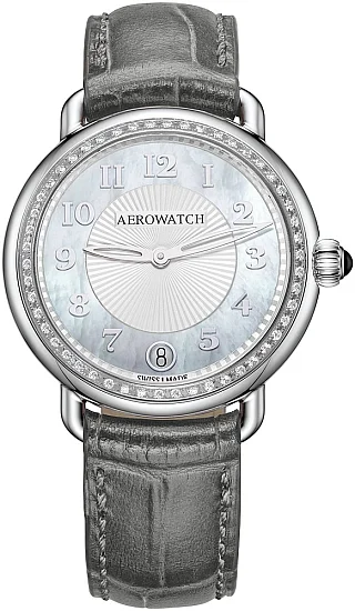 Aerowatch 1942 Mid-Size Lady Quartz Diamonds A 42960 AA19 DIA