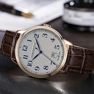 Aerowatch Les Grandes Classiques Gent Quartz A 42102 RO05