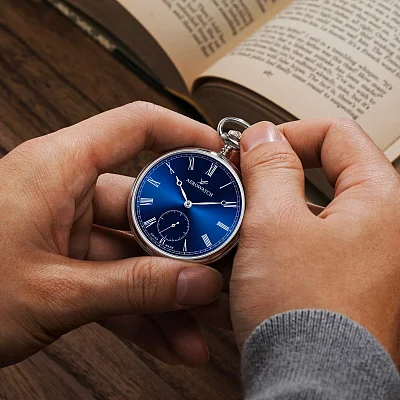 Aerowatch Lepine Classic Blue Mechanical A 50832 AA01