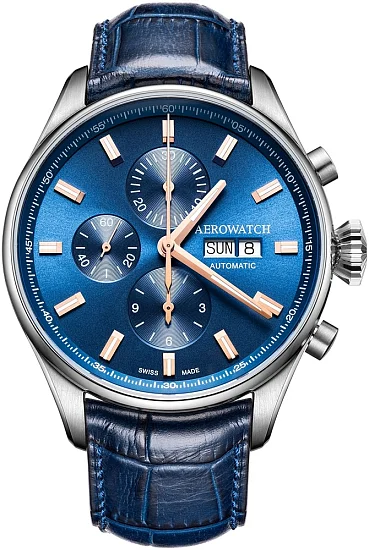 Aerowatch Les Grandes Classiques Gent Automatic Chronograph Day-Date A 61989 AA01