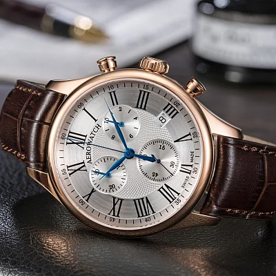 Aerowatch Les Grandes Classiques Quartz Chronograph A 79986 RO01