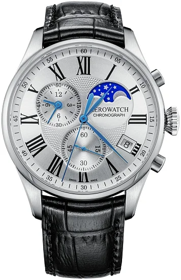 Aerowatch Les Grandes Classiques Quartz Chronograph Moonphase A 78990 AA03