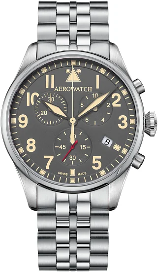 Aerowatch Les Grandes Classiques Quartz Chronograph Pilot A 79990 AA09 M