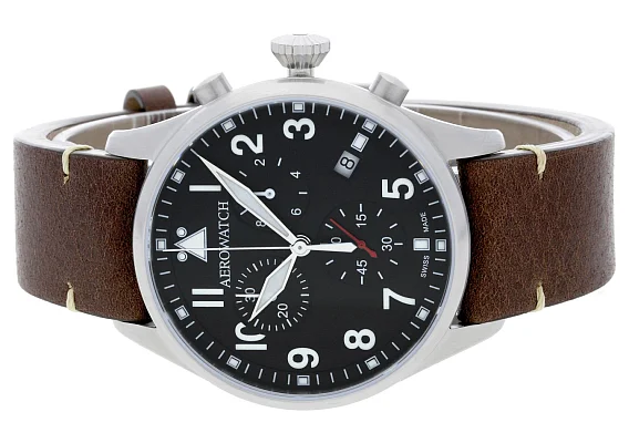 Aerowatch Les Grandes Classiques Quartz Chronograph Pilot A 79990 AA03