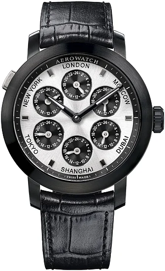 Aerowatch Renaissance 7 Times Zones Mechanical A 51974 NO03