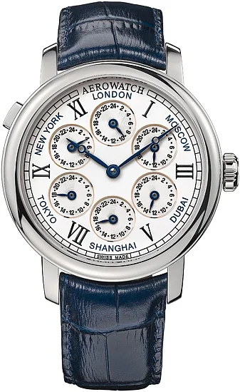 Aerowatch Renaissance 7 Times Zones Mechanical A 51974 AA01