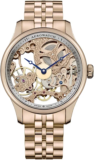 Aerowatch Renaissance Big Mechanical Skeleton A 57981 RO01 M