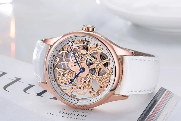 Aerowatch Renaissance Lady Mechanical Skeleton A 57981 R113