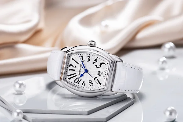 Aerowatch Streamline Lady Quartz Big A 42959 AA05 BLANC
