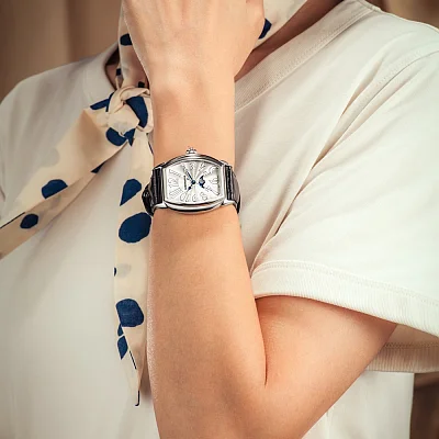Aerowatch Streamline Lady Quartz Moonphase A 43958 AA08