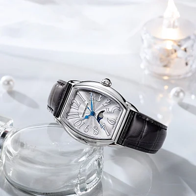 Aerowatch Streamline Lady Quartz Moonphase A 43958 AA08