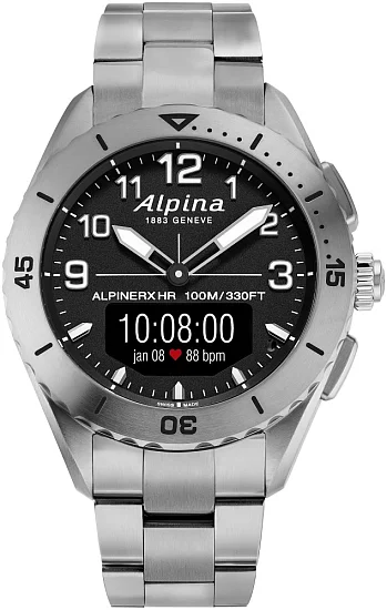 Alpina AlpinerX HR Alive Smart Outdoors Titanium AL-284LBBW5TAQ1B