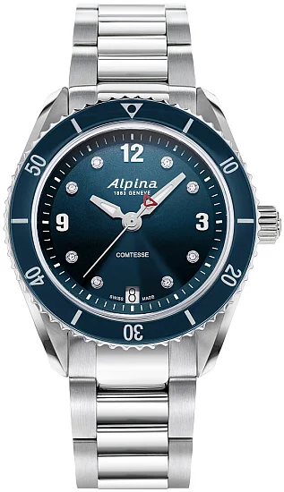 Alpina Comtesse Sport Quartz Diamonds AL-240ND3C6B