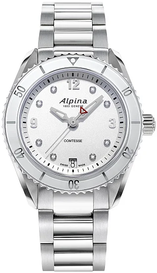Alpina Comtesse Sport Quartz Diamonds AL-240SD3C6B