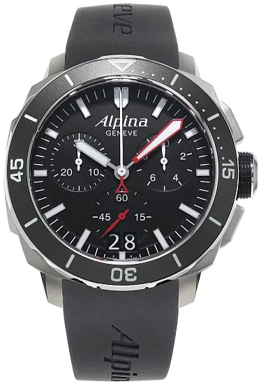 Alpina Seastrong Quartz Chronograph Diver 300 Big Date AL-372LBG4V6