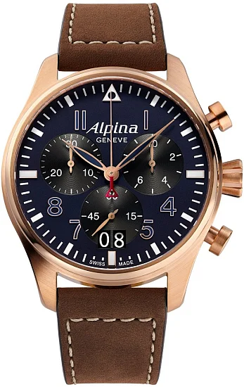 Alpina Startimer Pilot Quartz Chronograph Big Date AL-372NB4S4