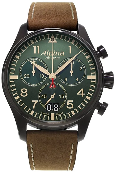 Alpina Startimer Pilot Quartz Chronograph Big Date AL-372GR4FBS6