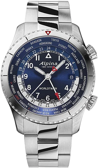 Alpina Startimer Pilot Quartz Worldtimer AL-255N4S26B
