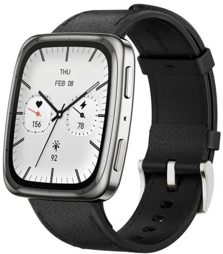 Amazfit Active 2 Square Black Leather GPS NFC Set W2440GL3N